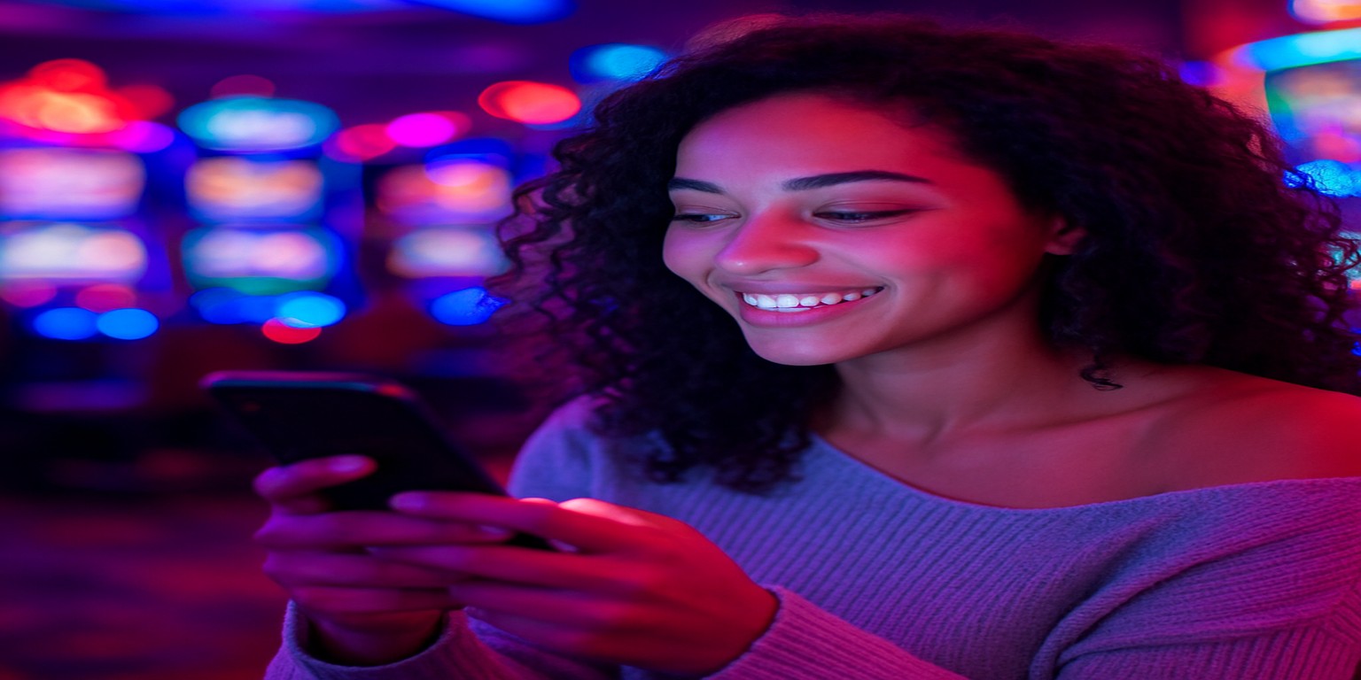 cv444 অ্যাপটি ব্যবহার করছেন একজন নারী